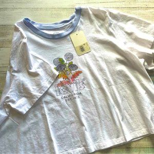 Levis Retro Dandelion Cropped Top Size 1x